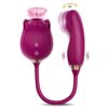 Rose-Flower Sucking Licking Vibrator Clit Sucker Vagina Patting G Spot Stimulator Female Masturbator Erotic Sex Toy for Women